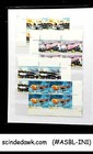 Collection Of India Indian Block Of 4 Stamp In Small Stock Book - 26 Blocks