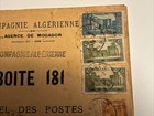 Morocco Large Size Stamp Cover 1928 To Paris Multiple Stamps  Cancellations