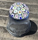 Caithness Miniature Millefiori Thimble From Scotland
