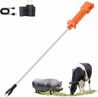 Cattle Prod  Waterproof Electric Livestock Prod With 2 Led Lights  Rechargeab   