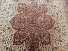 Indo Per sian Rug 10x14  Floral Medallion  Wool Hand Knotted Carpet