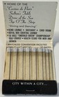 Vintage 1960s Dunes Hotel Las Vegas Full Matchbook Diamond Of The Dunes Casino
