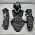 Macgregor Youth Catcher s Gear Set Black Bsnai3-b Helmet B74 Chest B64 Leg Guard