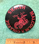 Malcom X College Hawks Pin Back