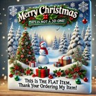 2d Flat- 2025 Santa Hat Ohio State Ornament Gift For Fans Christmas Tree Hanging