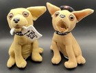 Lot Of 6 Vintage Taco Bell Dogs Plush - 3 Make Sound  3 Do Not