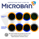 70  X 72  Slipx Solutions Peva Shower Curtain Liners With Microban - 2 Weights
