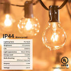 Outdoor String Lights 25 Feet 50feet 100 Feet G40 Globe Patio Lights Waterproof