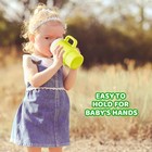 Takyit 9oz Yellow Spill-proof Silicone Sippy Cup  Toddler baby Straw Bottle