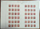 Gb Penny Red Plate 173  complete Plate Reconstruction Of 240 Stamps   cv   2 640 