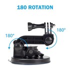 Suction Cup Mount For Gopro Hero  Dji Action  Insta360 Cameras  Windshield