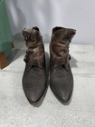 A s  98 Leather Dark Brown Women Boot Size It 37 Us 6 5