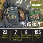 Rugged Radios Gmrs Two Way Handheld Radio Walkie Talkie For Hiking Grey 