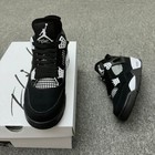 Jordan 4 Retro  white Thunder  Men s Mid Top Basketball Shoes Us Size 7-12