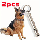 1 2pcs Dog Whistle To Stop Barking  Adjustable Sound Pitch Dog Whistle With Keyc
