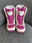 K2 Lil Kat Snowboard Boots Boa Pink White Youth Kids Us 12 Winter Snow