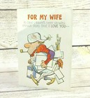 Anniversary Greeting Card To My Wife Husband Humorous Card Gift Vtg Ambassador