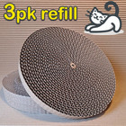 Cat Scratcher Replacement Pads  3 Pack  Fits Bergan Turbo star Chaser - Usa Made