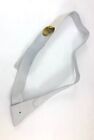 White Buff Leather Baldric With Brass Plate - For Bayonet Or Sword - Reenactment