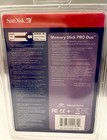Lot Of 2 Sandisk 2gb  adapter Sony Compatible Memory Stick Pro Duo Cybershot       