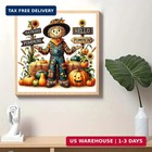 Fall Scarecrow Pumpkin Diamond Art Painting Kits For Adults  Diamond Pai