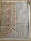 China Government 1925   50 Usd  5  State Gold Bond   With Coupons Uncancelled