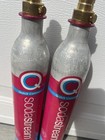 Lot 2 Empty Sodastream Pink Quick Connect 60l Co2 Cylinders Canisters -  empty 