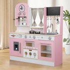 Kids Kitchen Playset  Wooden Play Kitchen  Height Adjustable  Comes With Vari   