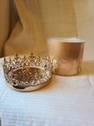 Disney Cinderella Castle Cloche Glass Candle Holder   Exclusive Crown Fairytale