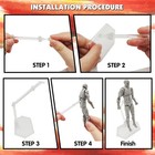 Gray Posable Artist Mannequin Set For Drawing Modeling And Sketching Figures