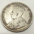 1918c Newfoundland Canada 50 Cents Half Dollar Circulated Canadian Coin D539