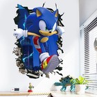 Sonic Decal Removable Wall Sticker Home Decor Art Game Mural Room Decoration Kid