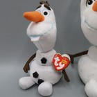 Disney Olaf Snowman W tags Frozen Bruni Ty Beanie Plush Stuffed Toy Lot Of 2