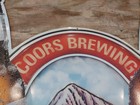Coors Brewing Coors Light Beer Metal Tin Tacker Large Bar Pub Sign 1999  Rare