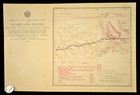 Antique Union Pacific Railroad Map Rawlins Wyoming Red Desert Great Divide Basin