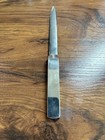 Vintage 9 Inch Letter Opener United 3003w Made In Italy Stainless W  Wood Handle
