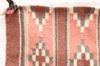 Antique Navajo Rug Native American Indian Weaving 26x15 Textile Vintage