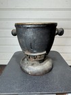 Vintage 5    Japanese Barbeque  Cast Iron Wood Hibachi Table Top Grill