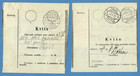 1934-37 Latvia Lot Of 4 Money Order Used 7830