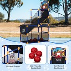 Basketball Arcade Game Set With 4 Balls     Indoor   Outdoor Basketball Hoop