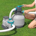 Bestway 2 200 Gallon Sand Filter Pump For Above Ground Outdoor Swimming Pools