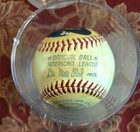 Rare Hank Aaron 1970 s Lee Macphail American League Official Spalding Baseball