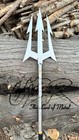 62  Trident Spear   Tripple Head Spear D2 Tool Steel With Leather Sheath
