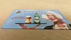 Heineken Metal Postcard Sign Vintage Dutch Girl World Famous Holland Beer Decor