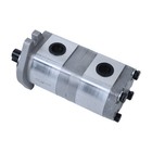 Hgp-33a-f8 8r Hydraulic Tandem Double Gear Pump For Shaft 17 48mm