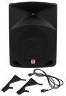  2  Rockville Rpg10 10  Powered 600 Watt 2-way Dj Speakers totem Style Stands