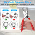1 2  Grommet Pliers Tool Kit Punch Hole Eyelet Snap Button Leather Craft 150 Set