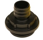 Rbi125f Rain Barrel Inlet Buttress Adapter 2  Fine Thread Bung Cap 1-1 4  Barbed