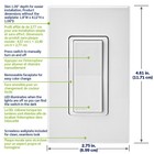 Leviton Decora Smart Switch  Wi-fi  Works With Matter  Alexa  Google White