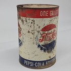 Rare 1940s Original Pepsi Cola Soda Pop One Gallon Fountain Syrup Can See Photos